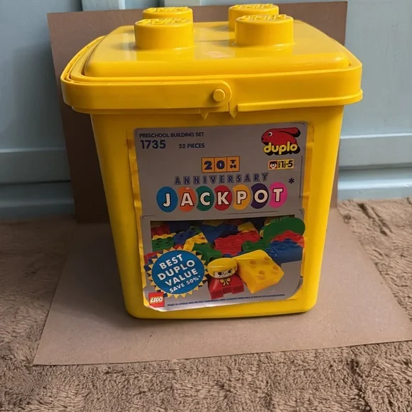 1993 Lego Duplo 20th Anniversary Jackpot Building Set #1735 - Picture 7 of 10